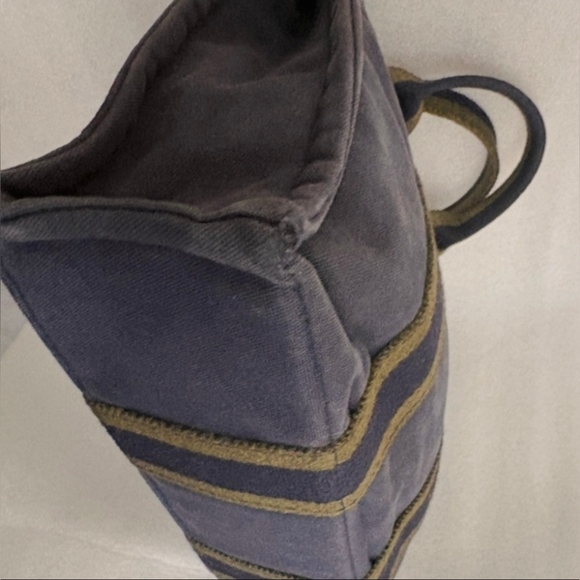 HERMES FOURRE TOUT PM TOTE BAG NAVY/GREEN - AUTHENTIC - Picture 4 of 14